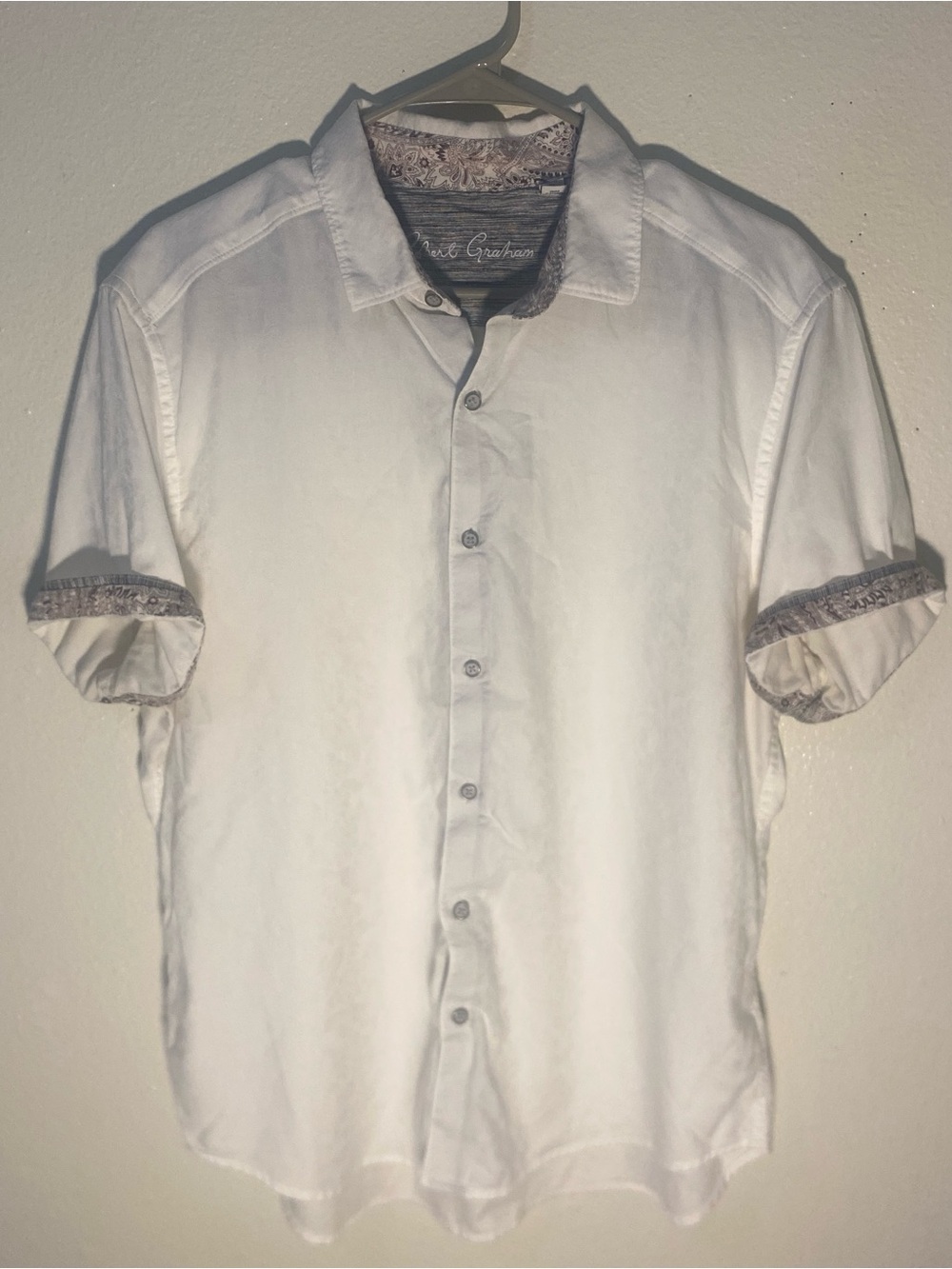Robert Graham Men’s XL Knowledge Wisdom Truth Button Down Floral Classic Shirt